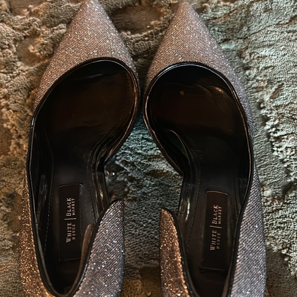 Sparkly Silver Heels - Picture 3 of 3